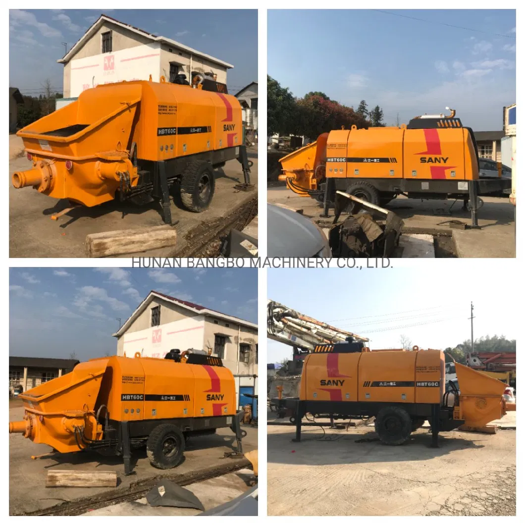 Kawasaki Hydraulic Pump Portable Concrete Trailer Pump Mini Beton Pump Small Used Stationary Concrete Pump