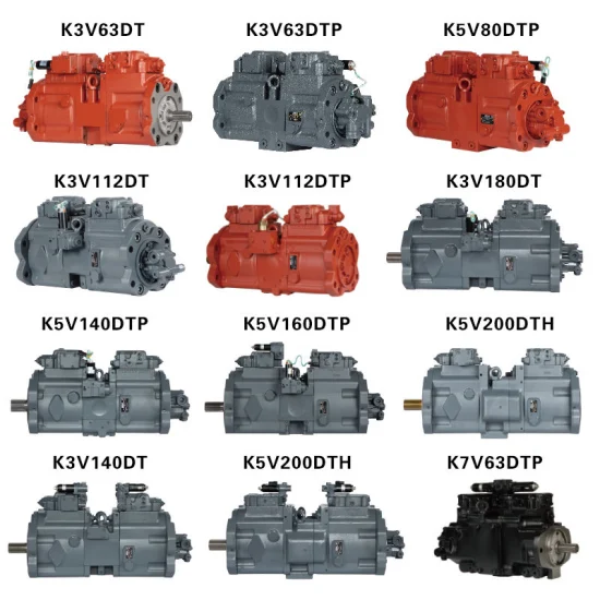 Bomba hidráulica da bomba principal da escavadeira Volvo para Cat Komatsu Hyundai Volvo Hitachi Kobelco Doosan Daewoo Sumitomo Kyb Kawasaki Bomba de pistão de engrenagem de alta pressão